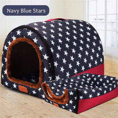 Portable Warm Pet Kennel Bed