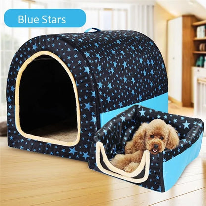 Portable Warm Pet Kennel Bed