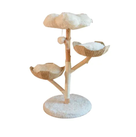 Solid Wood Cat Climbing Tree