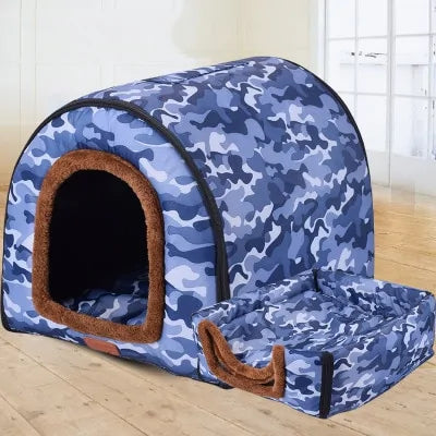Portable Warm Pet Kennel Bed