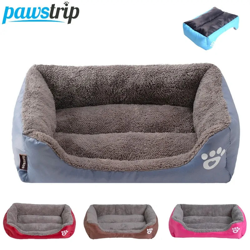 Waterproof Fleece Pet Bed