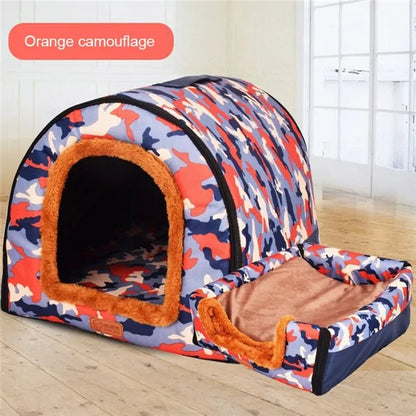 Portable Warm Pet Kennel Bed