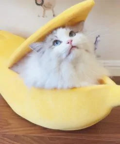 Banana Pet Bed – Funny Dog & Cat House